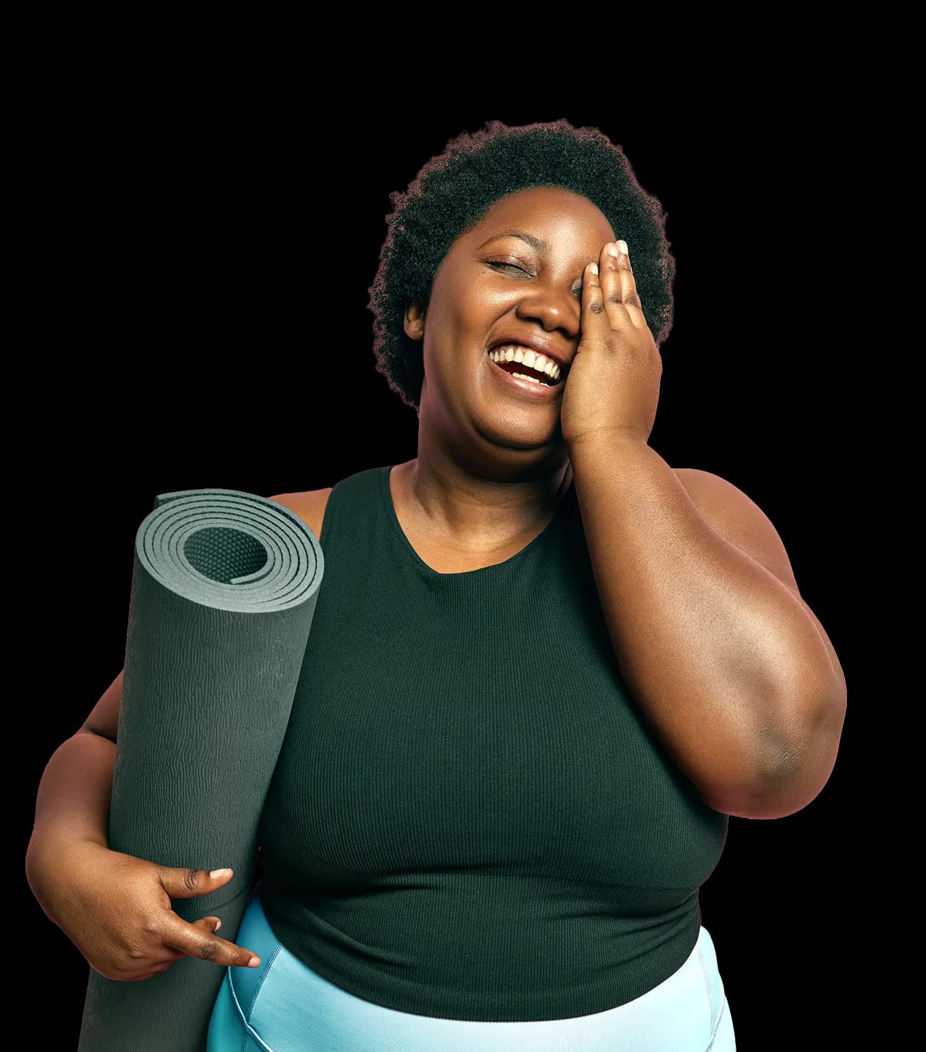 Woman exercising